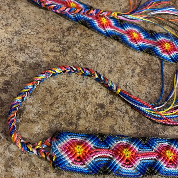 Tribal Handmade hand braided Belt - Picture 4 of 5